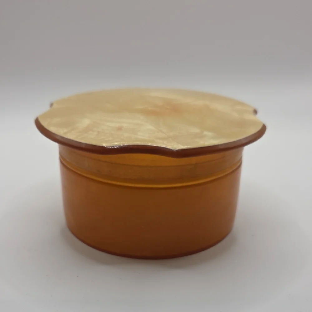 Vintage Celluloid Powder Box. Vintage